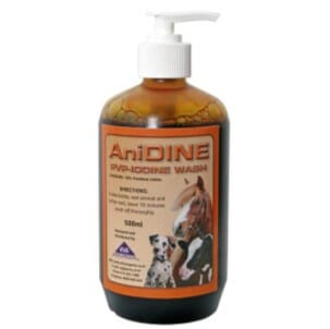 Anidine PVP- iodine wash