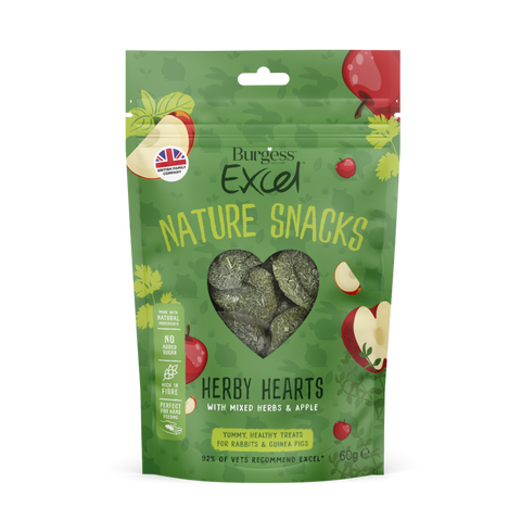 Burgess Herby Hearts 60g