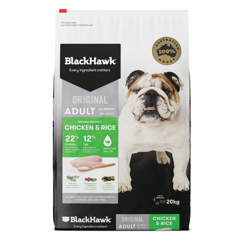 Black Hawk - Adult Chicken & Rice 20kg