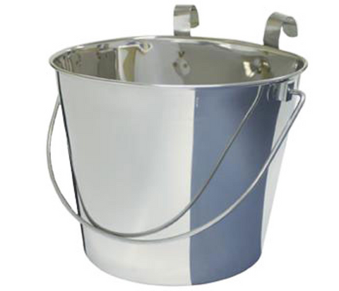 Stain Steel Bucket - Flat Sided